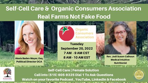 Self-Cell Care Presents Real Farms Not Fake Food | The Organic Consumers Assoc