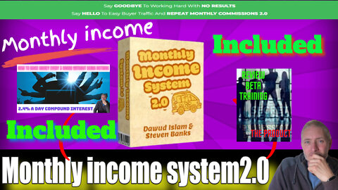 Monthly income 2.0 My honest opinion plus Rare Bonuses