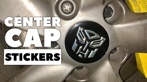 Autobots Wheel Center Cap Decal Stickers