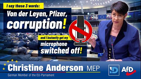 Europe MP Christine Anderson: Vaccine Corruption Scandal in the EU Parliament