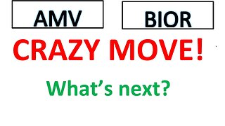 #BIOR 🔥 #AMV 🔥 two crazy stocks! moved crazy and can move even crazier! see the charts $amv $bior
