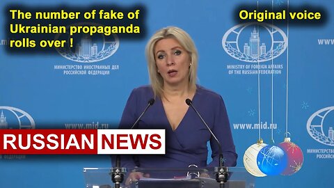 The number of fake Ukrainian propaganda rolls over! Zakharov. Russia Ukraine. RU