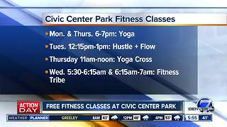 Free fitness classes at Civic Center Park