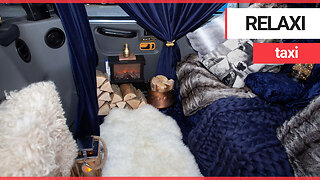 The world’s cosiest taxi has been unveiled