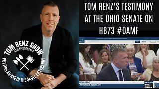 Tom Renz's Testimony at Ohio Senate for HB73 #OAMF