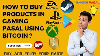 HOW TO BUY PRODUCTS IN GAMING PASAL USING BITCOIN ? #giftcard #buying