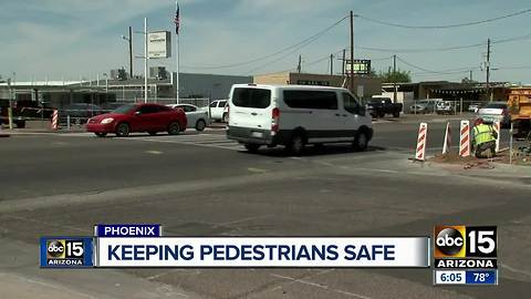 City of Phoenix working to increase pedestrian safety