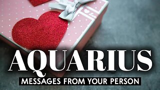 AQUARIUS♒ An Offer That Is Going To Change Your Life Aquarius Love Messages Tarot💌