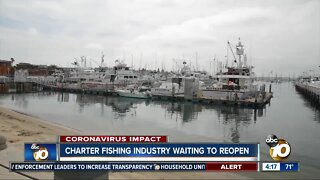 Charter fishing industry waiting to reopen