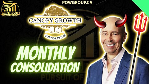 Canopy Growth: Monthly Consolidation Finally Underway... Time To Buy?