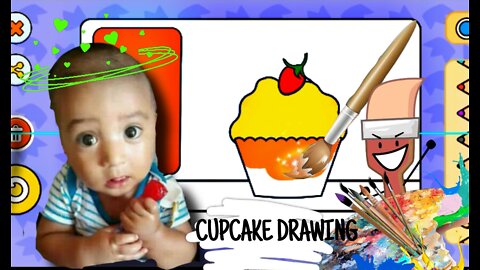 How to draw a CUPCAKE 🧁| very easy step by step cupcake drawings|@drawingboy