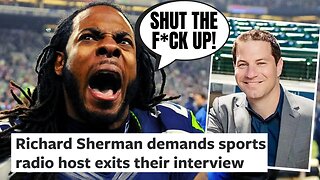 Richard Sherman EMBARRASSES Himself In Cringe Attempt To Own Radio Host | It BACKFIRES