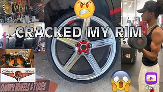 NEW ORDERS 👕 CRACKED MY RIM 🛞ON A POT HOLE 🕳️ STOPPED BY OMARS WHEELS & TIRES, GYM 🏋🏽& MORE 👟