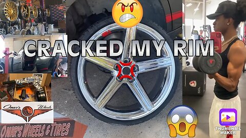 NEW ORDERS 👕 CRACKED MY RIM 🛞ON A POT HOLE 🕳️ STOPPED BY OMARS WHEELS & TIRES, GYM 🏋🏽& MORE 👟