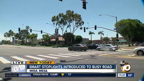 Smart stoplights switched on