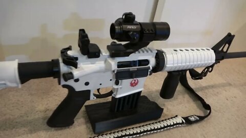 RUGER AR556 WHITE TALO : ESTOBI OUTFITTERS : TACPAD : PINTY : 4K SONY FDR-AX43 - REVISIT