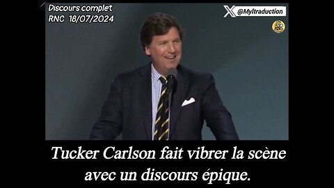 Tucker Carlson fait vibrer la scène avec un discours épique.