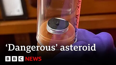 Bennu_ 'Most dangerous asteroid' sample arrives in UK _ BBC News