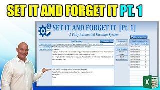 This 'Set It And Forget It' Excel Application Earns You An INCOME While You Sleep [Part 1]