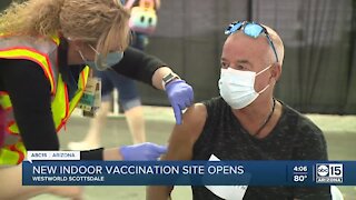 New indoor vaccination site opens at Westworld in Scottsdale