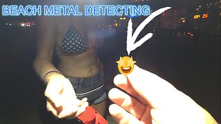 Florida Beach Metal Detecting | Golden snake in the sand and a turtle!