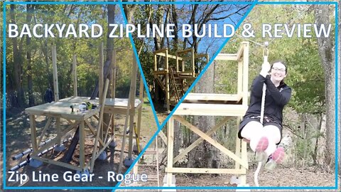 TNT #145: Backyard Zipline Build & Review / Zip Line Gear Rogue Kit - 150'
