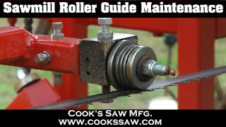 Portable Sawmill Roller Guide Maintenance