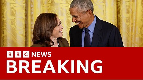 Barack Obama endorses Kamala Harris for US president / BBC News