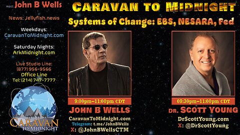 Systems of Change: EBS, NESARA, Fed - John B Wells LIVE