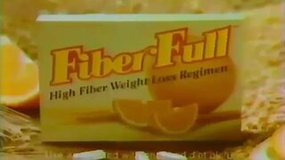 "Get Your Belly Fiber Full With Fiber Full" 1986 Weight Loss Commercial (Fiber Ad)