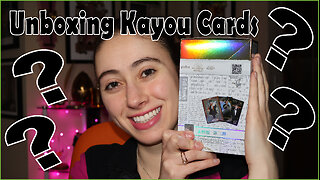 Harry Potter Card Unboxing | Kayou Cards From Asia!