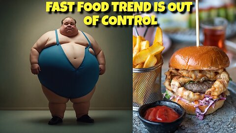 FAST FOOD TREND IS GETTING PEOPLE FAT AND IT'S CONTENT CREATORS FAULT