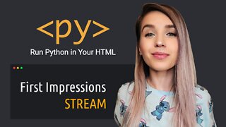 PyScript First Impressions - Run Python in HTML document