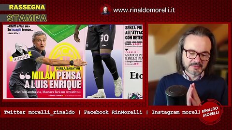 Rassegna Stampa 21.03.2023 #297 - Luis Enrique al Milan? Rivoluzione Inter e la Nazionale "oriunda"