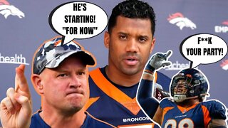 Russell Wilson's LOST The Broncos' Locker Room! Nathaniel Hackett CROSSES HIS FINGERS on QB Gig?!