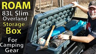 ROAM 83L Camping Cargo Box / INSTALL and REVIEW