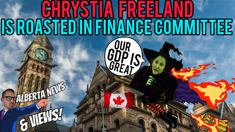 EXPLOSIVE- Ms Twitchy Chrystia Freeland gets ROASTED in Finance Committee.