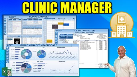 How To Create A Health Clinic Management System With Scheduling & Invoicing In Excel [FREE DOWNLOAD]