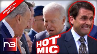 HOT MIC! Schumer CAUGHT Admitting Defeat To Biden on the Tarmac - No Recovering From This one!