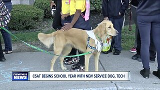 CSAT welcomes students with new tech, service dog