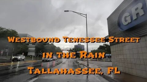 Westbound Tennessee Street in the Rain - Tallahassee, FL
