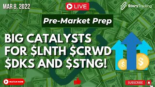3/8/23 Pre-Market Prep: Big Catalysts for $LNTH $CRWD $DKS and $STNG!