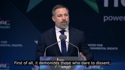 CPAC Hungary 2024 | Santi ABASCAL: If we love our homeland, they call us fascists.