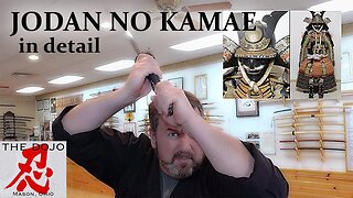 Samurai Sword Stance question - Jodan Daijodan no Kamae