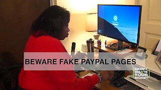 Beware fake PayPal pages