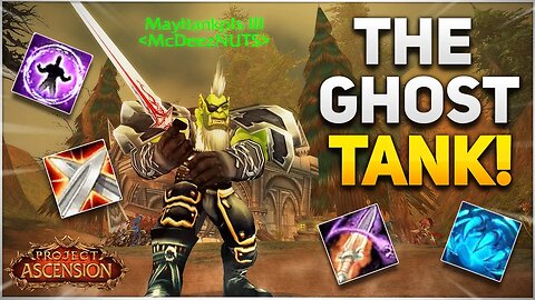 CREATING A GHOSTLY BLADEMASTER TANK! | Project Ascension Season 8 | Classless WoW | M+, Raiding