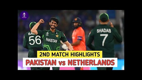 Pakistan Vs Netherlands ICC Cricket World Cup 2023 Match Highlights