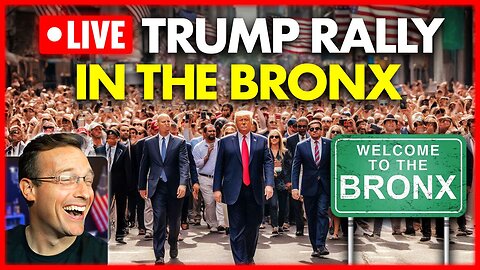 🚨 MAGA Takes Over The Bronx! Trump Speaking LIVE Right Now to THOUSANDS in New York, Libs in PANIC
