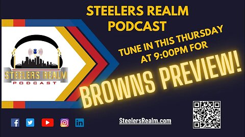 Browns Pregame Simulcast on Pro Sports Fans and Steelers Realm