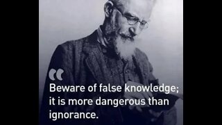 George Bernard Shaw on Education (He who can, does. He who cannot, teaches.).